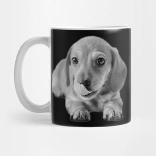 Dachshund Puppy Licking Lips Mug